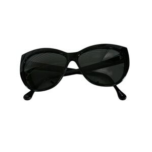 Crescent Black Sunglasses Elegant Design